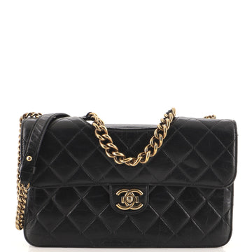 Chanel Perfect Edge Flap Bag Quilted Glazed Calfskin Jumbo