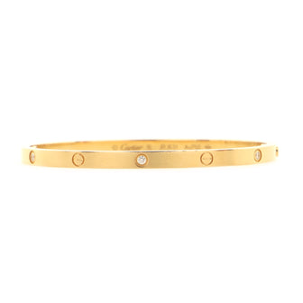 Cartier Love 6 Diamond Bracelet 18K Yellow Gold and Diamonds Small
