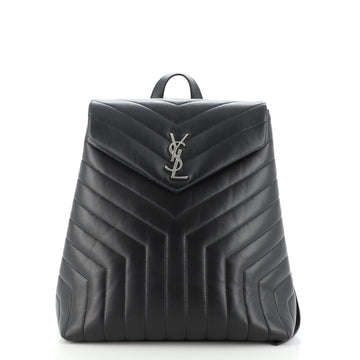 Saint Laurent LouLou Backpack Matelasse Chevron Leather Medium