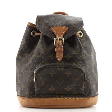 Louis Vuitton Vintage Montsouris Backpack Monogram Canvas PM