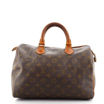 Louis Vuitton Speedy Handbag Monogram Canvas 30