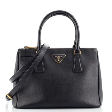 Prada Galleria Double Zip Tote Saffiano Leather Small