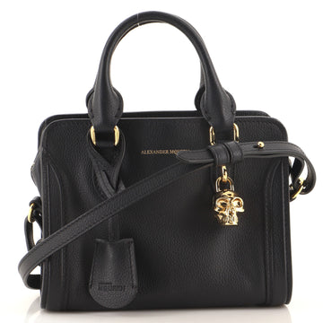 Alexander McQueen Padlock Zip Around Tote Leather Mini