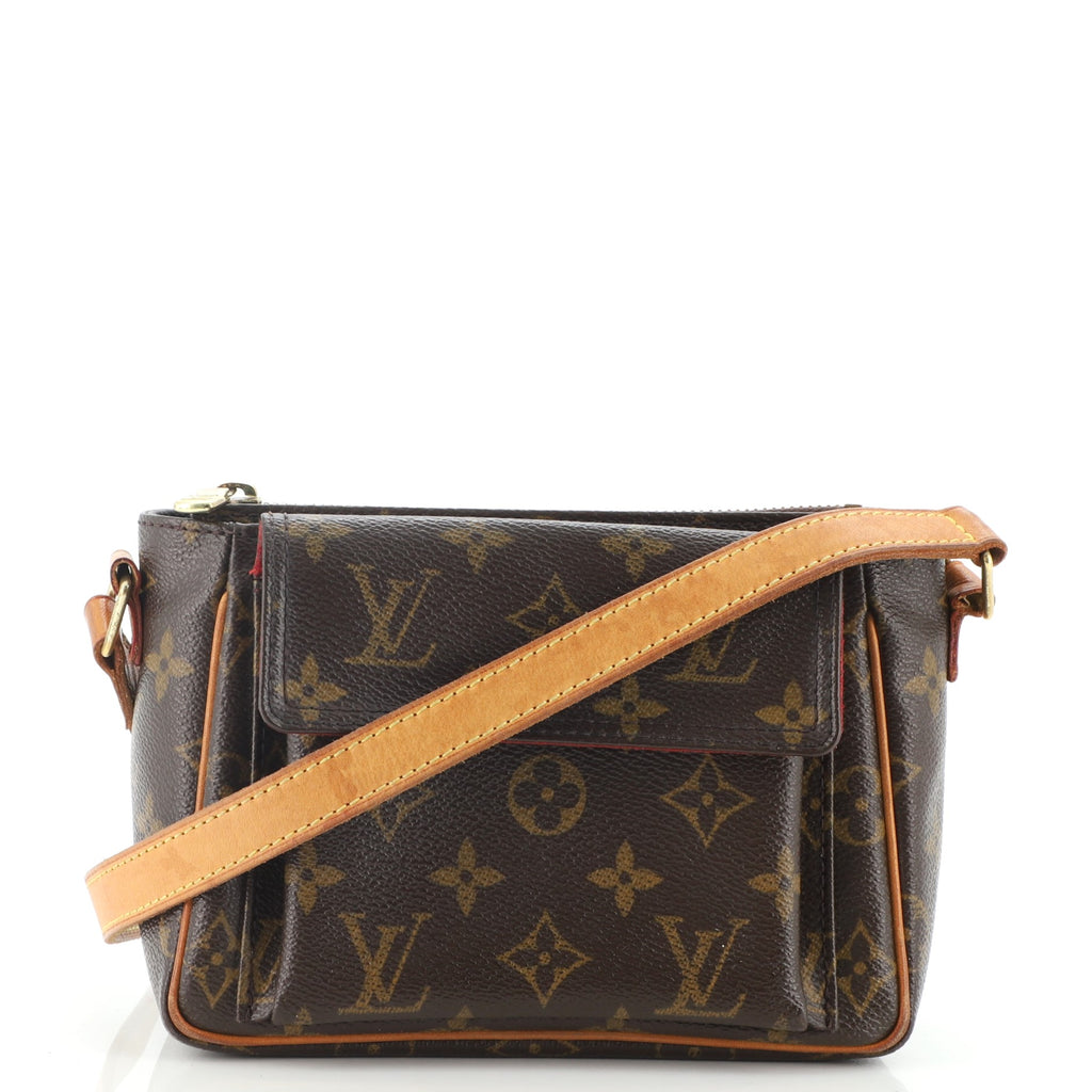 Louis+Vuitton+Viva+Cite+Shoulder+Bag+PM+Brown+Canvas+Monogram for sale  online