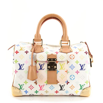 Louis Vuitton Speedy Handbag Monogram Multicolor 30