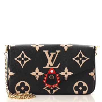 Louis Vuitton Felicie Pochette Limited Edition Crafty Monogram Empreinte Giant