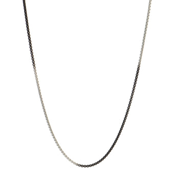 David Yurman Bel Aire Chain Necklace Stainless Steel with Ombre Acrylic and 14K Yellow Gold
