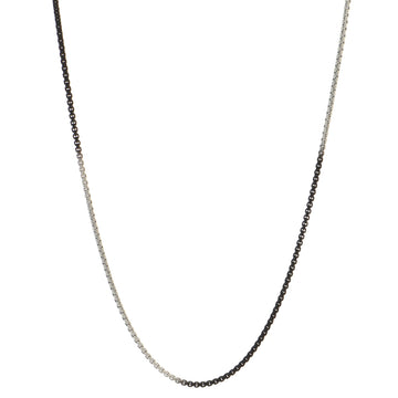 David Yurman Bel Aire Chain Necklace Stainless Steel with Ombre Acrylic and 14K Yellow Gold