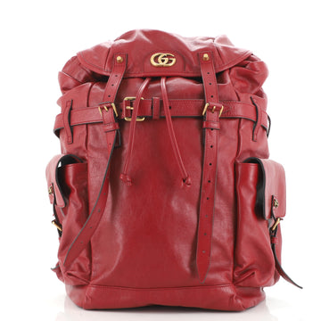 Gucci GG Marmont Multipocket Backpack Leather Large
