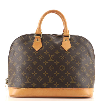 Louis Vuitton Vintage Alma Handbag Monogram Canvas PM