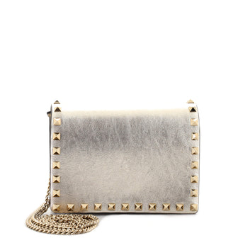 Valentino Rockstud Pouch Crossbody Bag Leather Mini