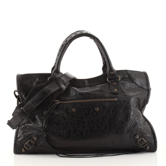 Balenciaga City Classic Studs Bag Leather Medium