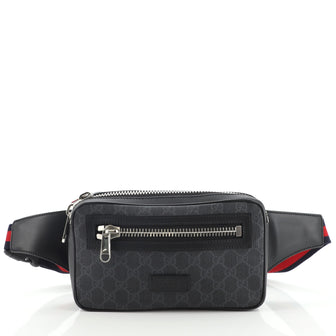 Gucci Soft Zip Belt Bag GG Coated Canvas Small