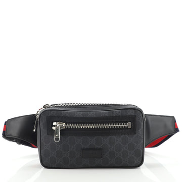 Gucci Soft Zip Belt Bag GG Coated Canvas Small