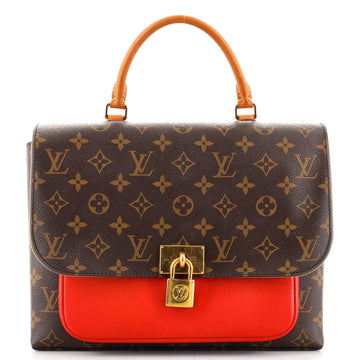Louis Vuitton Marignan Handbag Monogram Canvas with Leather