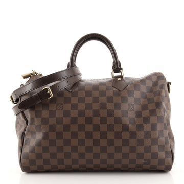 Louis Vuitton Speedy Bandouliere Bag Damier 35