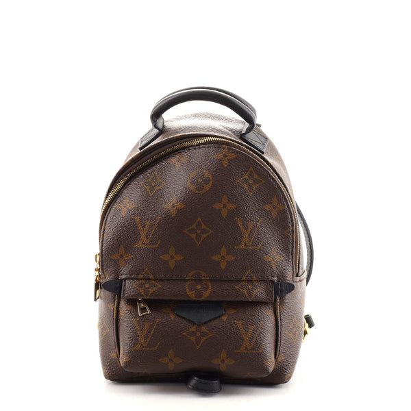 louis vuitton backpack palm springs Louis Vuitton Palm Springs Backpack Monogram Canvas Mini Brown 1291091
