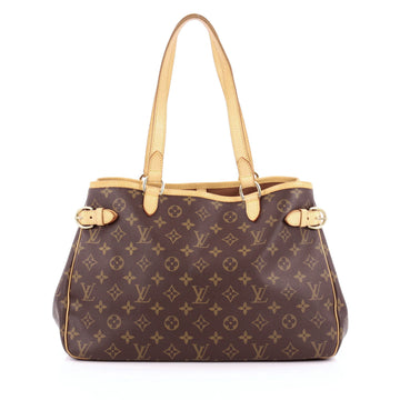 Louis Vuitton Batignolles Handbag Monogram Canvas Horizontal