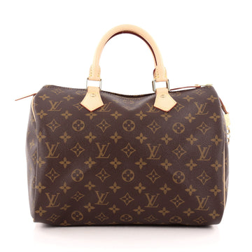 Louis Vuitton Speedy Handbag Monogram Canvas 30