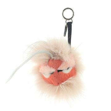Fendi Furbet Bug Bag Charm Fur