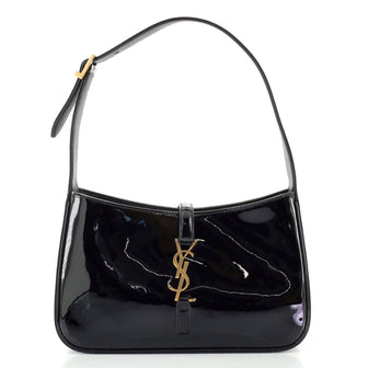 Saint Laurent Le 5 a 7 Hobo Patent Small