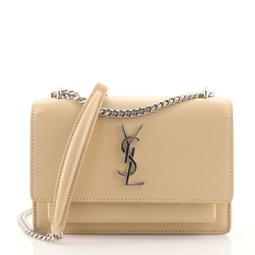 Saint Laurent Sunset Chain Wallet Leather