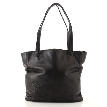 Chanel Vintage CC Shoulder Bag Lambskin Large