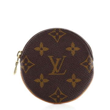 Louis Vuitton Round Coin Purse Monogram Canvas
