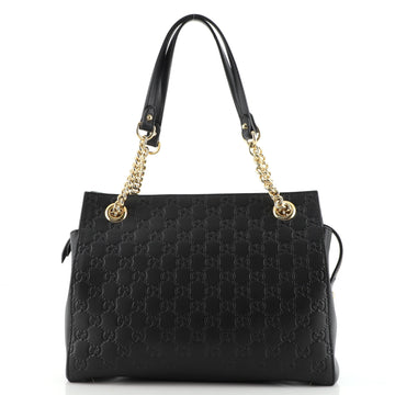 Gucci Soft Signature Shoulder Bag Guccissima Leather Medium