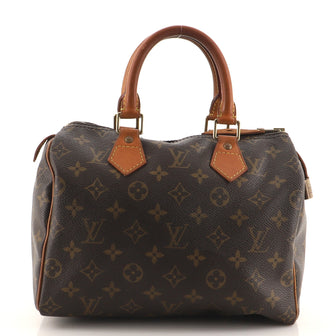 Louis Vuitton Speedy Handbag Monogram Canvas 25