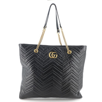 Gucci GG Marmont Zip Tote Matelasse Leather Large