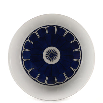 Hermes Bleus d'Ailleurs Baking Dish Printed Porcelain