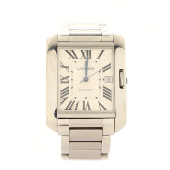 Cartier Tank Anglaise Automatic Watch Stainless Steel 36