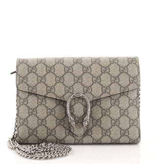 Gucci Dionysus Chain Wallet GG Coated Canvas Small