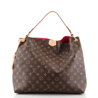 Louis Vuitton Graceful Handbag Monogram Canvas MM