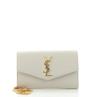 Saint Laurent Uptown Chain Wallet Leather