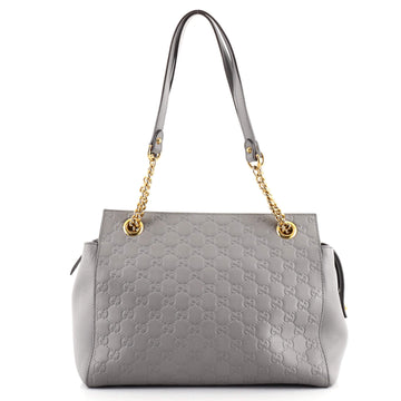 Gucci Soft Signature Shoulder Bag Guccissima Leather Medium