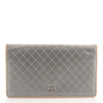 Chanel Yen Wallet Quilted Calfskin Long