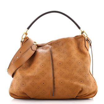 Louis Vuitton Selene Handbag Mahina Leather PM