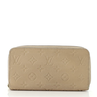 Louis Vuitton Zippy Wallet Monogram Empreinte Leather