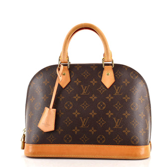 Louis Vuitton Alma Handbag Monogram Canvas PM