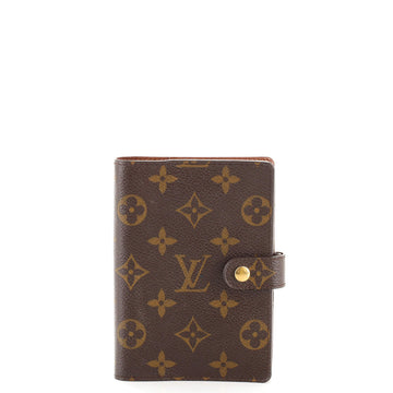 Louis Vuitton Ring Agenda Cover Monogram Canvas PM