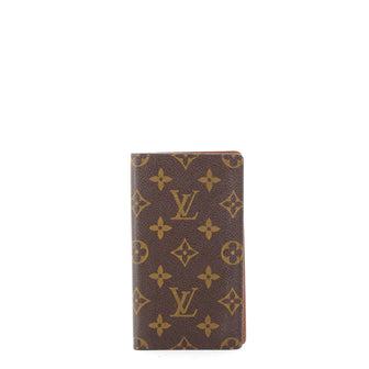 Louis Vuitton Checkbook Cover Monogram Canvas