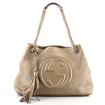 Gucci Soho Chain Strap Shoulder Bag Leather Medium