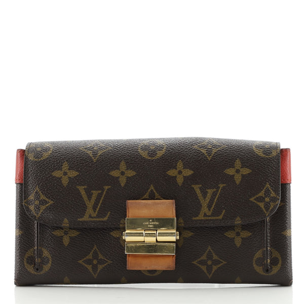 Louis Vuitton Elysee Wallet Monogram Canvas and Leather Brown 458129