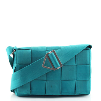 Bottega Veneta Cassette Crossbody Bag Maxi Intrecciato Fabric