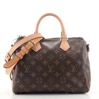 Louis Vuitton Speedy Bandouliere Bag Monogram Canvas 25