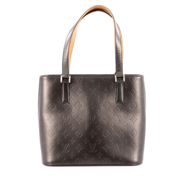 Louis Vuitton Mat Stockton Handbag Monogram Vernis