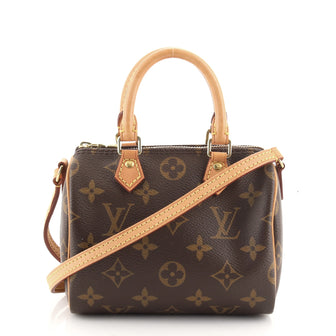 Louis Vuitton Speedy Bandouliere Bag Monogram Canvas Nano