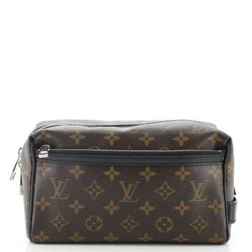 Louis Vuitton Toiletry Kit Bag Macassar Monogram Canvas